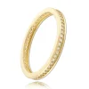 Balia Damen Ring Zirkonia einreihig Gelbgold Gr.56 BGR025G56