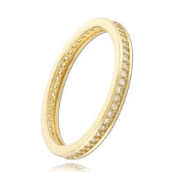 Balia Damen Ring Zirkonia einreihig Gelbgold Gr.60 BGR025G60