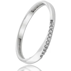 Balia Damen Ring Zirkonia aus 333 Weißgold Gr.58 BGR026W58