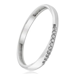 Balia Damen Ring Zirkonia aus 333 Weißgold Gr.60 BGR026W60