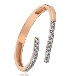 Balia Damen Ring Zirkonia Line aus 333 Rosegold Gr.60 BGR027R60