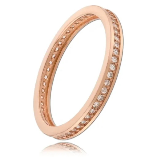 Balia Damen Ring Zirkonia einreihig Rosegold Gr.54 BGR025R54