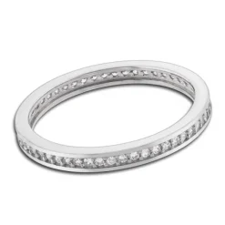 Balia Damen Ring Zirkonia einreihig Weißgold Gr.54 BGR025W54