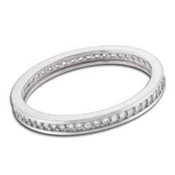 Balia Damen Ring Zirkonia einreihig Weißgold Gr.58 BGR025W58