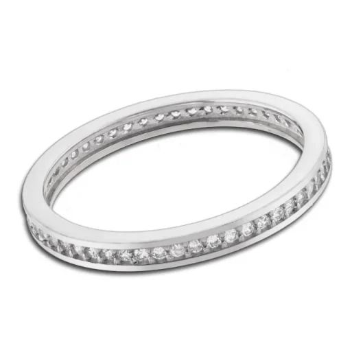 Balia Damen Ring Zirkonia einreihig Weißgold Gr.60 BGR025W60