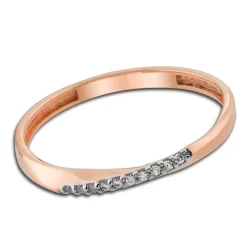 Balia Damen Ring Zirkonia aus 333 Rosegold Gr.60 BGR025R60 BGR026R60