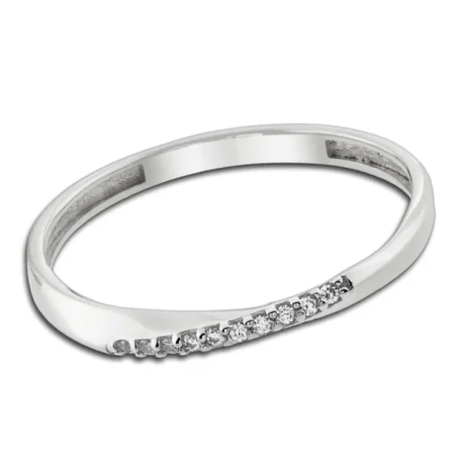 Balia Damen Ring Zirkonia aus 333 Weißgold Gr.58 BGR026W58