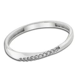 Balia Damen Ring Zirkonia aus 333 Weißgold Gr.60 BGR026W60