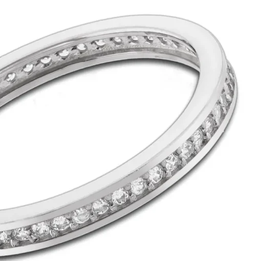 Balia Damen Ring Zirkonia einreihig Weißgold Gr.60 BGR025W60