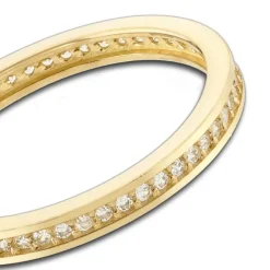 Balia Damen Ring Zirkonia einreihig Gelbgold Gr.60 BGR025G60