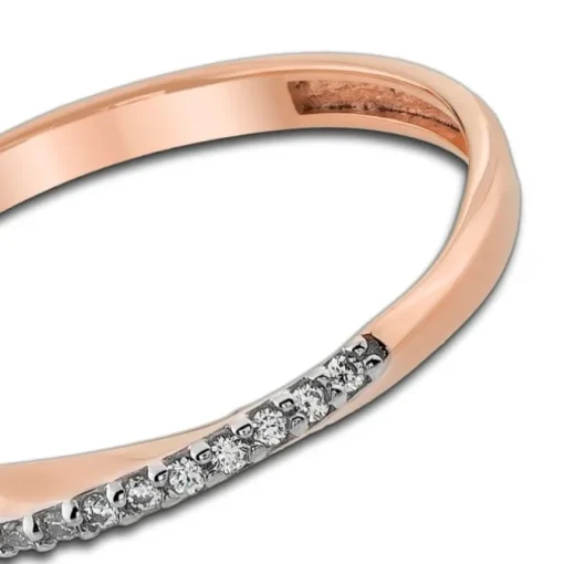 Balia Damen Ring Zirkonia aus 333 Rosegold Gr.54 BGR025R54 BGR026R54