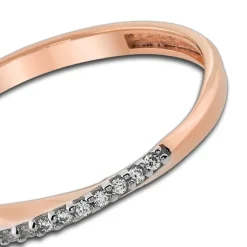 Balia Damen Ring Zirkonia aus 333 Rosegold Gr.56 BGR025R56 BGR026R56