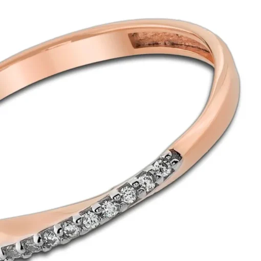 Balia Damen Ring Zirkonia aus 333 Rosegold Gr.60 BGR025R60 BGR026R60