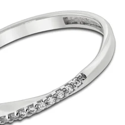 Balia Damen Ring Zirkonia aus 333 Weißgold Gr.56 BGR026W56