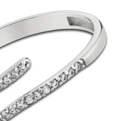 Balia Damen Ring Zirkonia Line aus 333 Weißgold Gr.58 BGR027W58