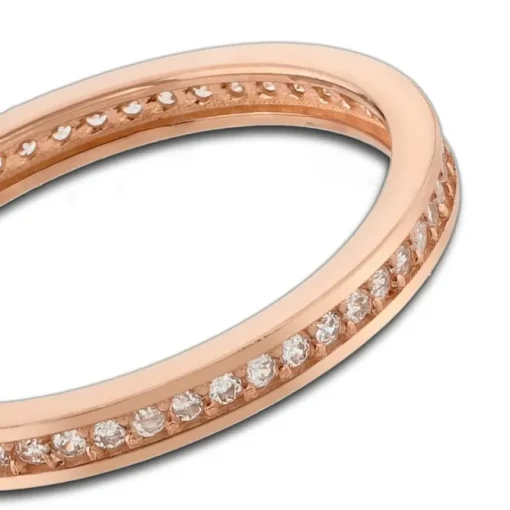Balia Damen Ring Zirkonia einreihig Rosegold Gr.54 BGR025R54