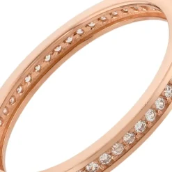 Balia Damen Ring Zirkonia einreihig Rosegold Gr.56 BGR025R56