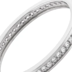 Balia Damen Ring Zirkonia einreihig Weißgold Gr.58 BGR025W58