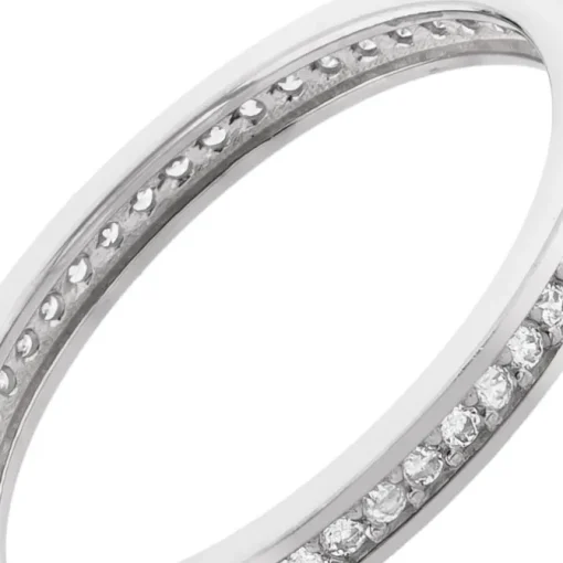 Balia Damen Ring Zirkonia einreihig Weißgold Gr.58 BGR025W58