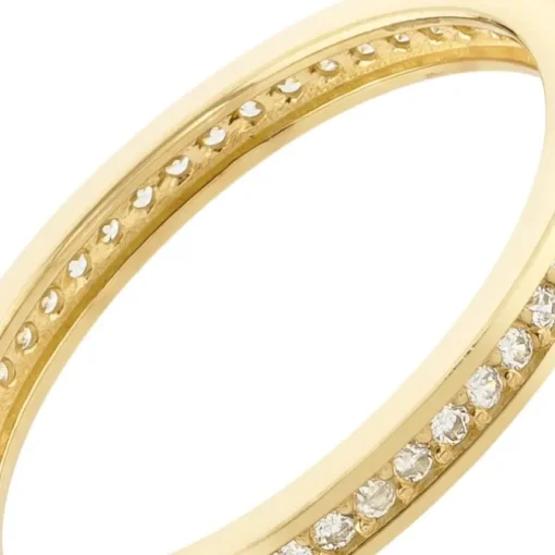 Balia Damen Ring Zirkonia einreihig Gelbgold Gr.56 BGR025G56