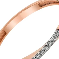 Balia Damen Ring Zirkonia aus 333 Rosegold Gr.54 BGR025R54 BGR026R54