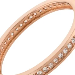Balia Damen Ring Zirkonia einreihig Rosegold Gr.54 BGR025R54