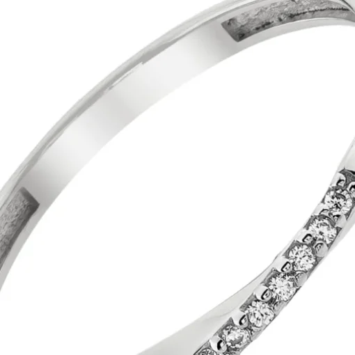 Balia Damen Ring Zirkonia aus 333 Weißgold Gr.58 BGR026W58
