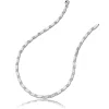 Balia Halskette für Damen matt-glanz aus 925 Silber 45cm BAK003S45