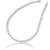 Balia Halskette für Damen matt-glanz aus 925 Silber 45cm BAK006S45