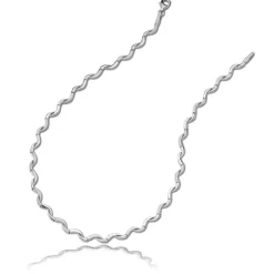 Balia Halskette für Damen matt-glanz aus 925 Silber 45cm BAK007S44