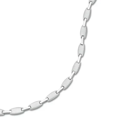 Balia Halskette für Damen matt-glanz aus 925 Silber 45cm BAK002S45