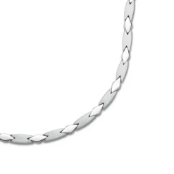 Balia Halskette für Damen matt-glanz aus 925 Silber 45cm BAK004S45