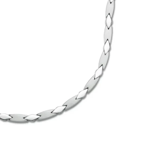 Balia Halskette für Damen matt-glanz aus 925 Silber 45cm BAK004S45