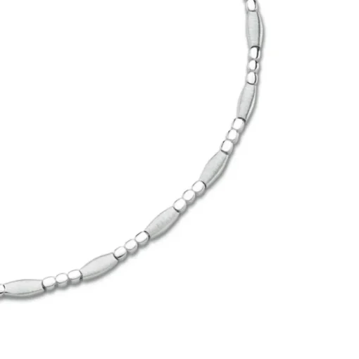 Balia Halskette für Damen matt-glanz aus 925 Silber 45.5cm BAK005S45