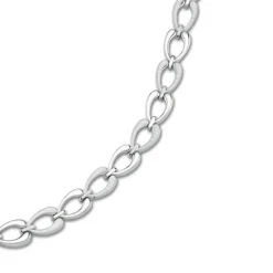Balia Halskette für Damen matt-glanz aus 925 Silber 45cm BAK006S45