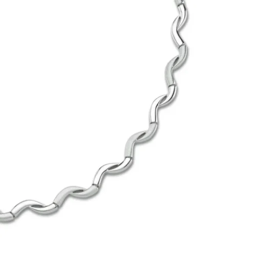 Balia Halskette für Damen matt-glanz aus 925 Silber 45cm BAK007S44