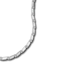 Balia Halskette für Damen matt-glanz aus 925 Silber 45cm BAK003S45