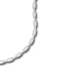Balia Halskette für Damen matt-glanz aus 925 Silber 45cm BAK002S45