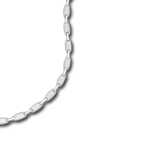 Balia Halskette für Damen matt-glanz aus 925 Silber 45cm BAK002S45