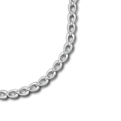 Balia Halskette für Damen matt-glanz aus 925 Silber 45cm BAK006S45