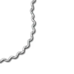 Balia Halskette für Damen matt-glanz aus 925 Silber 45cm BAK007S44