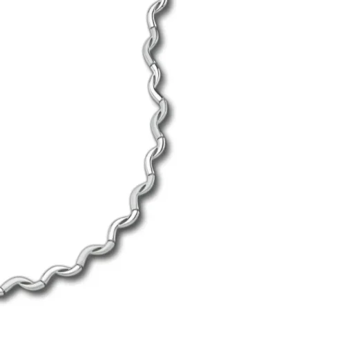 Balia Halskette für Damen matt-glanz aus 925 Silber 45cm BAK007S44