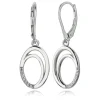Balia Ohrhänger für Damen glanz Zirkonia 925er Silber BAO0026SW