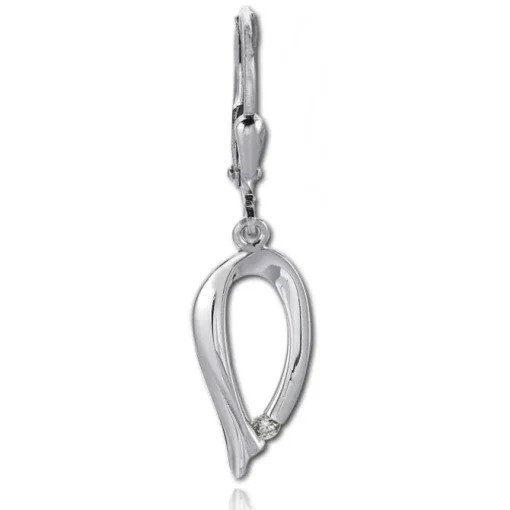 Balia Ohrhänger für Damen glanz Zirkonia 925er Silber BAO0060SW