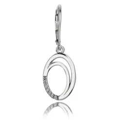Balia Ohrhänger für Damen glanz Zirkonia 925er Silber BAO0026SW