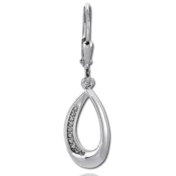 Balia Ohrhänger für Damen glanz Zirkonia 925er Silber BAO0049SW