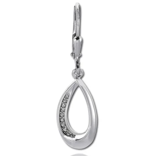 Balia Ohrhänger für Damen glanz Zirkonia 925er Silber BAO0049SW
