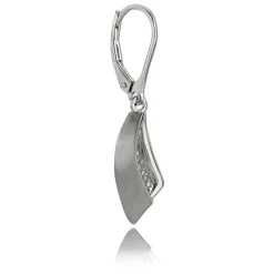 Balia Ohrhänger für Damen glanz matt Zirkonia 925er Silber BAO0034SW