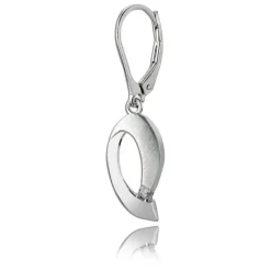 Balia Ohrhänger für Damen glanz matt Zirkonia 925er Silber BAO0035SW