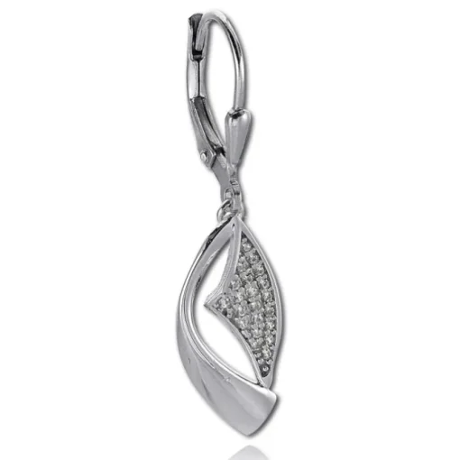 Balia Ohrhänger für Damen glanz Zirkonia 925er Silber BAO0055SW